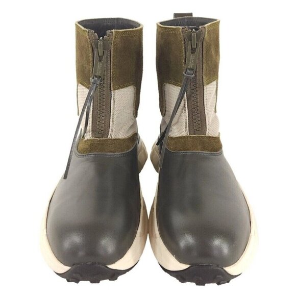 Undercoverism Jun Takahashi Leather Zip Up Boots M IT US 8.5 41.5 Mens Gray New - Picture 4 of 15